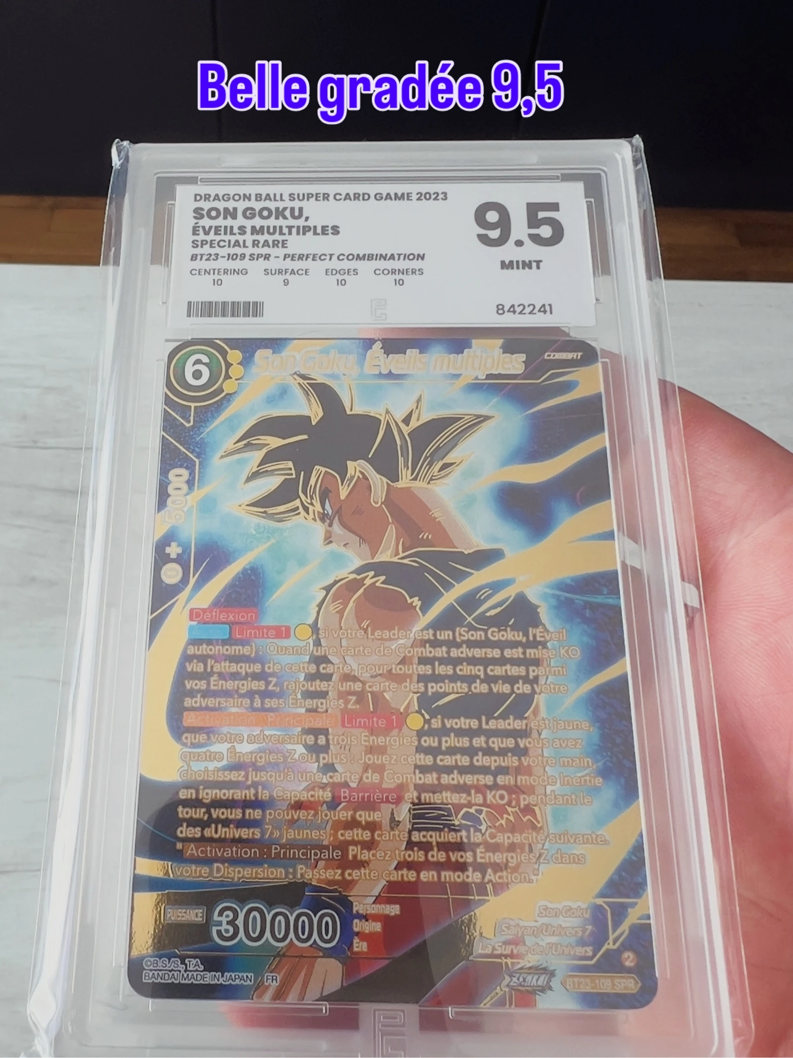Carte gradée Dragon Ball Master – photo 2